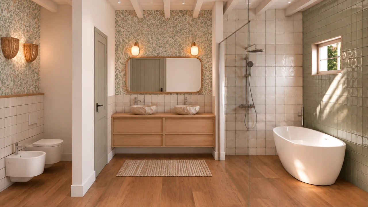 bano-principal-banera-exenta-ducha-madera